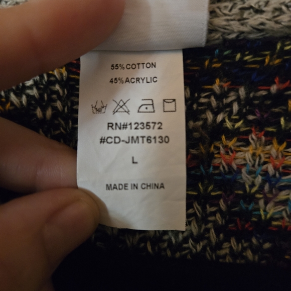 🌵 Northern Angel Boho Aztec Trench Cardigan Sweater | Women’s Large - Picture 3 of 6